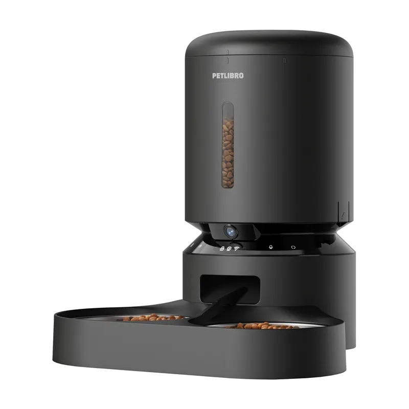 Petlibro Granary camera food dispenser with double bowl, 5L (black)